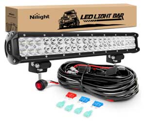 Nilight Jeep Wrangler light bar mount