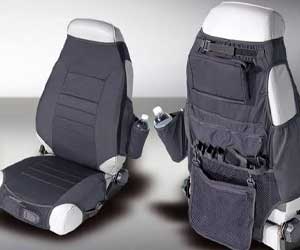 Rugged Ridge Black Fabric Seat Protector
