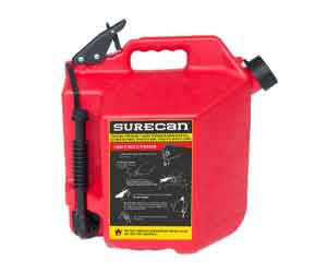 surecan 5 gallon gas container for off-road