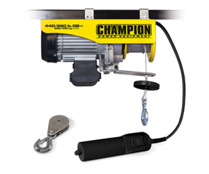 Automatic Electric Hoist by Champion Power Equipment