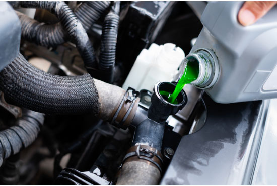 Filling Vehicle Radiator with Antifreeze