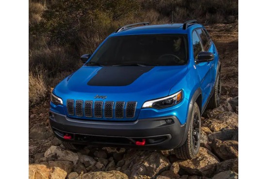 Blue Jeep Cherokee