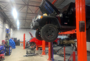 Clutch replacement on a Jeep Wrangler